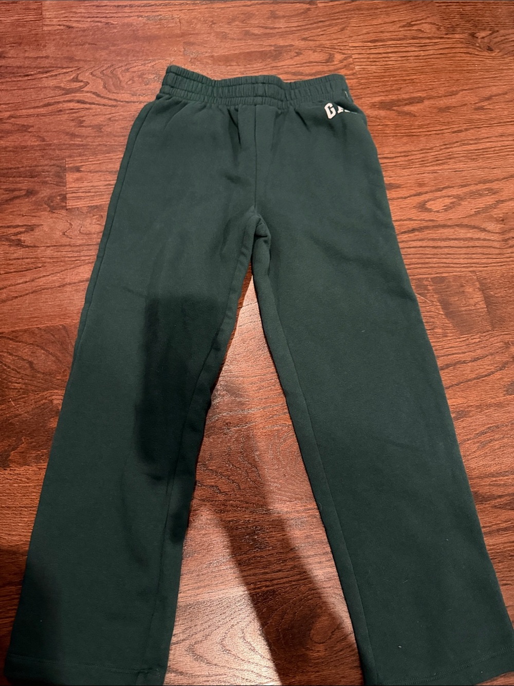 GAP Kids Forest Green Fleece Joggers never worn
